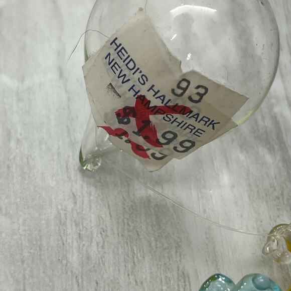 Vintage Bundle Of Sun Catcher Hanging Ornament Decorations Cow Birds Ships - Picture 10 of 12